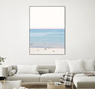 A day at the beach by 83 oranges on GIANT ART - blue coastal beach