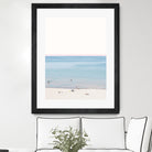 A day at the beach by 83 oranges on GIANT ART - blue coastal beach