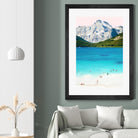 Summer Vibes  by 83 Oranges on GIANT ART - blue digital mountain