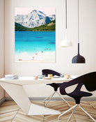 Summer vibes by 83 oranges on GIANT ART - blue digital mountain