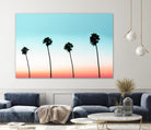 Sunset-Boulevard by 83 oranges on GIANT ART - orange digital palm tree