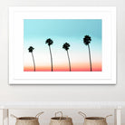 Sunset-Boulevard by 83 oranges on GIANT ART - orange digital palm tree