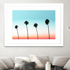 Sunset-Boulevard by 83 oranges on GIANT ART - orange digital palm tree