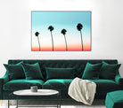 Sunset-Boulevard by 83 oranges on GIANT ART - orange digital palm tree