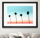 Sunset-Boulevard by 83 oranges on GIANT ART - orange digital palm tree