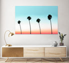 Sunset-Boulevard by 83 oranges on GIANT ART - orange digital palm tree
