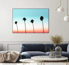 Sunset-Boulevard by 83 oranges on GIANT ART - orange digital palm tree