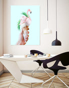 Tropical Ice Cream  by 83 oranges on GIANT ART - pink digital