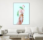 Tropical Ice Cream  by 83 oranges on GIANT ART - pink digital