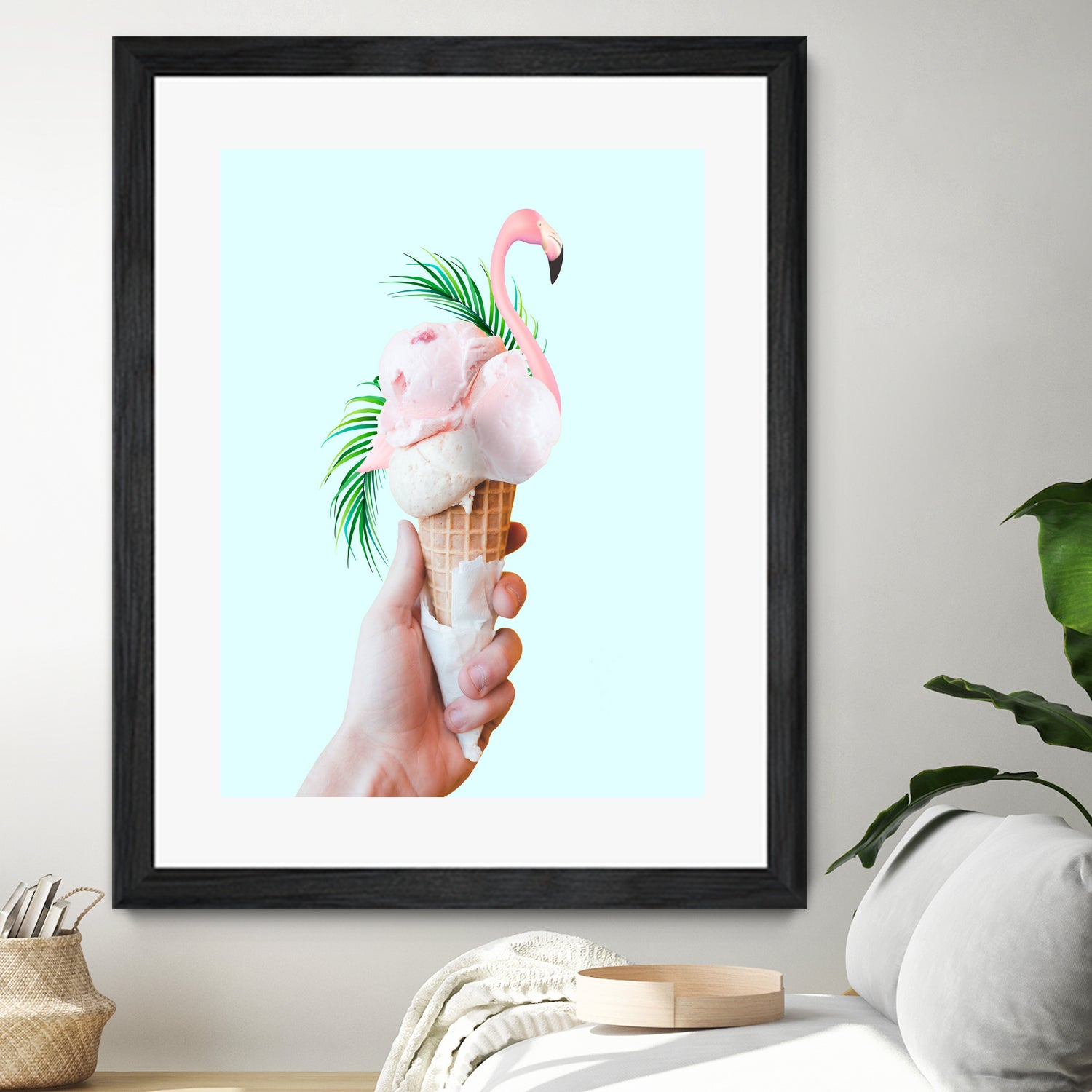 Tropical Ice Cream  by 83 oranges on GIANT ART - pink digital