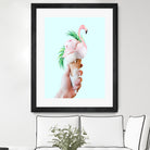 Tropical Ice Cream  by 83 oranges on GIANT ART - pink digital