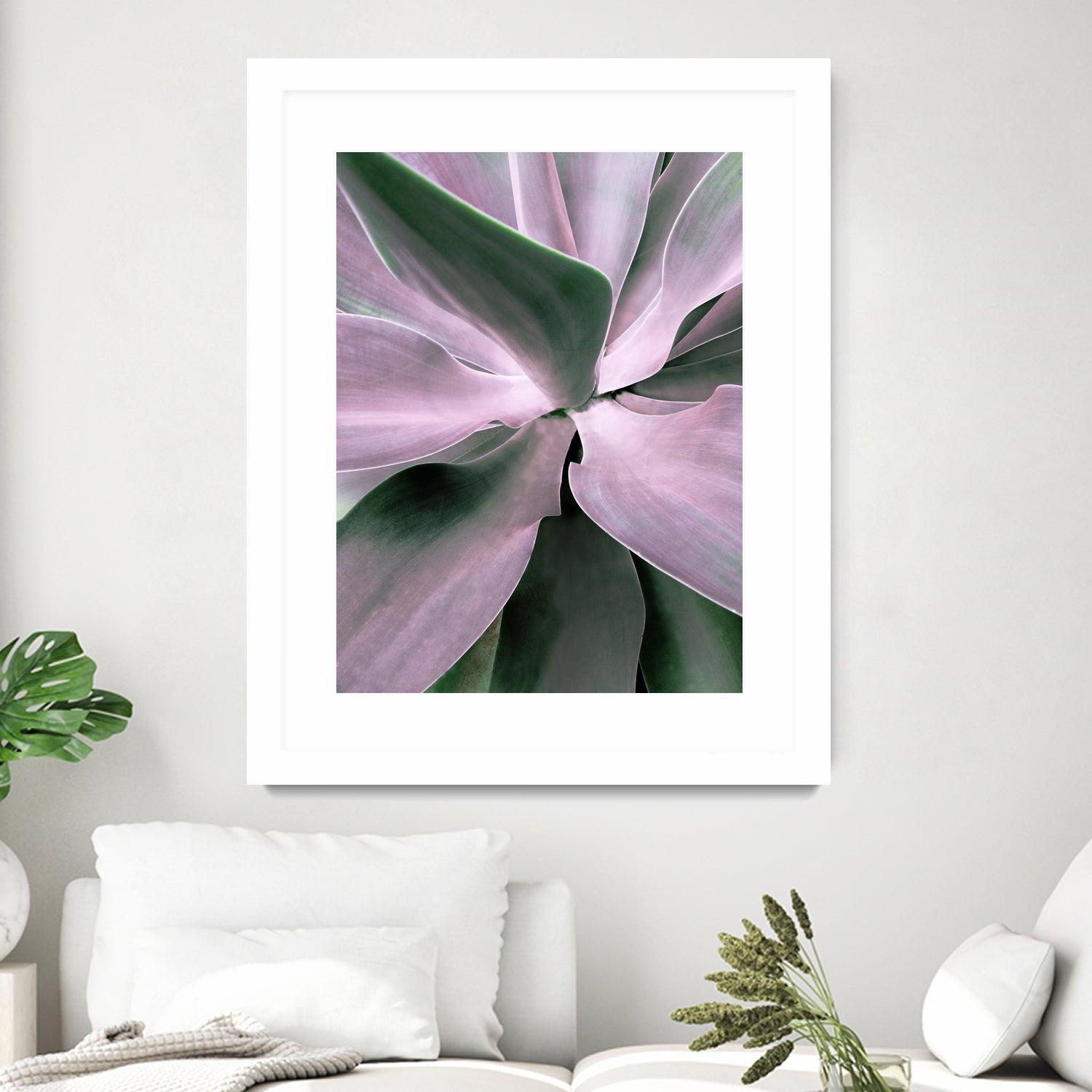 Agave by Caterina Lo Cicero on GIANT ART - pink pink