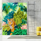 Jungle Tiger by 83 oranges on GIANT ART - orange digital jungle