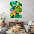 Jungle Tiger by 83 oranges on GIANT ART - orange digital jungle