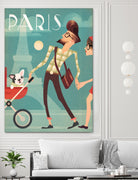 Paris Vintage Travel by Martin Wickstrom on GIANT ART