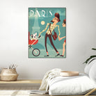 Paris Vintage Travel by Martin Wickstrom on GIANT ART