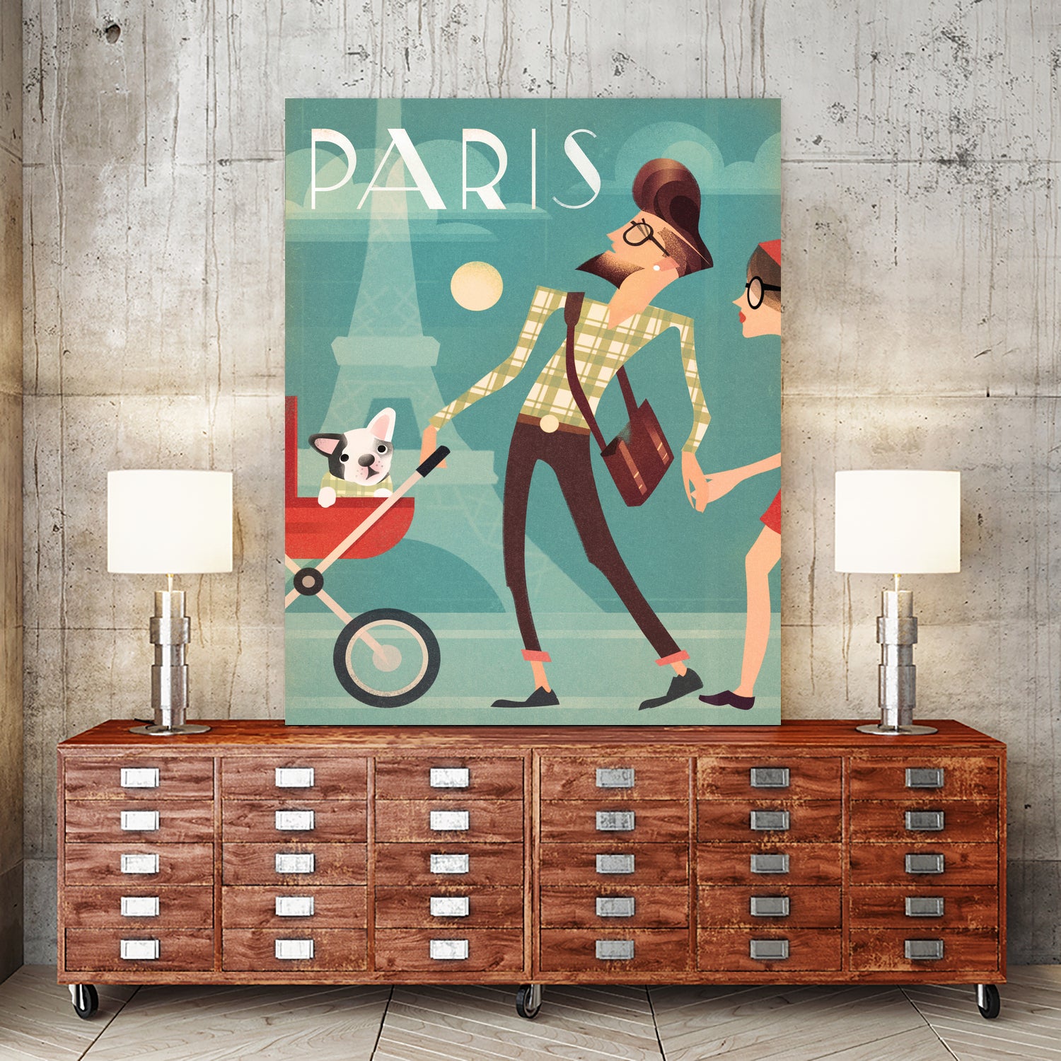 Paris Vintage Travel by Martin Wickstrom on GIANT ART