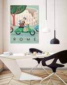 Visit Rome Vintage Art by Martin Wickstrom on GIANT ART