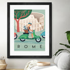 Visit Rome Vintage Art by Martin Wickstrom on GIANT ART