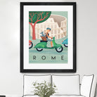 Visit Rome Vintage Art by Martin Wickstrom on GIANT ART