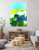 LOTUS MAGIC - Blue by Dominique Vari on GIANT ART