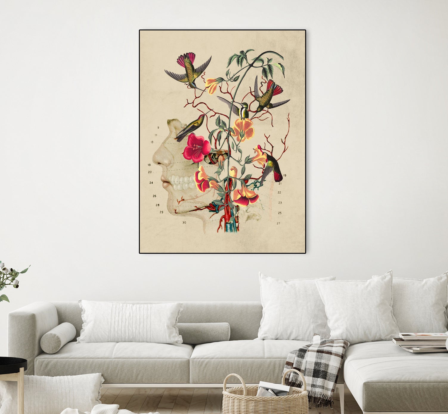 Flower Anatomy by Caterina Lo Cicero on GIANT ART - red digital