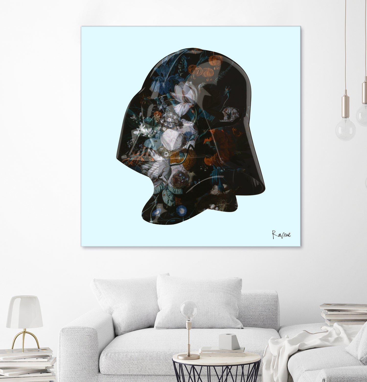 Floral Darth by Caterina Lo Cicero  on GIANT ART