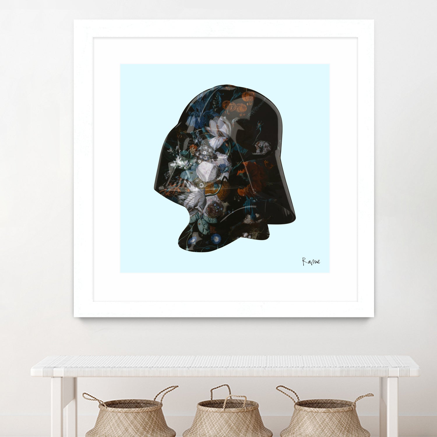 Floral Darth by Caterina Lo Cicero  on GIANT ART