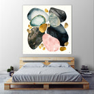 Pebble Abstract by SpaceFrog Designs on GIANT ART - gold shapes