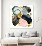 Pebble Abstract by SpaceFrog Designs on GIANT ART - gold shapes