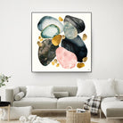 Pebble Abstract by SpaceFrog Designs on GIANT ART - gold shapes