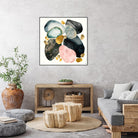 Pebble Abstract by SpaceFrog Designs on GIANT ART - gold shapes