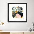 Pebble Abstract by SpaceFrog Designs on GIANT ART - gold shapes