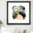 Pebble Abstract by SpaceFrog Designs on GIANT ART - gold shapes