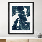 Banana Leaves Green Blue Vibes #2 #tropical #decor #art by Anita's & Bella's Art on GIANT ART