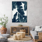 Banana Leaves Green Blue Vibes #2 #tropical #decor #art by Anita's & Bella's Art on GIANT ART