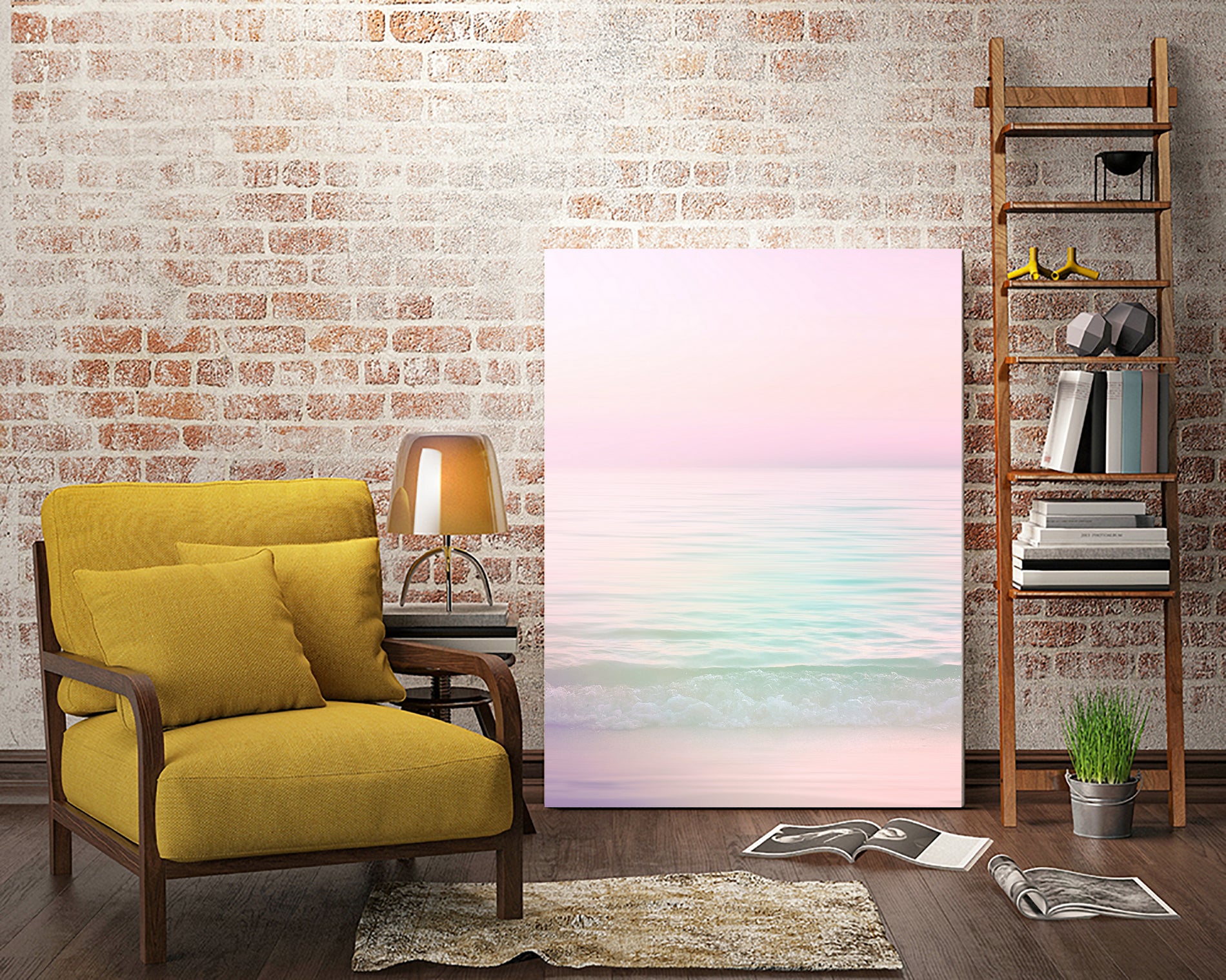 Day Dreamer by 83 orangs on GIANT ART - pink coastal