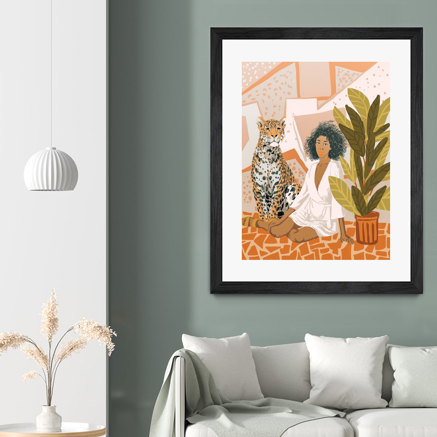 House Guest by 83 oranges on GIANT ART - brown digital