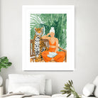 Jungle Vacay II by 83 Oranges on GIANT ART - orange digital tiger