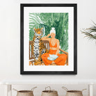 Jungle Vacay II by 83 Oranges on GIANT ART - orange digital tiger