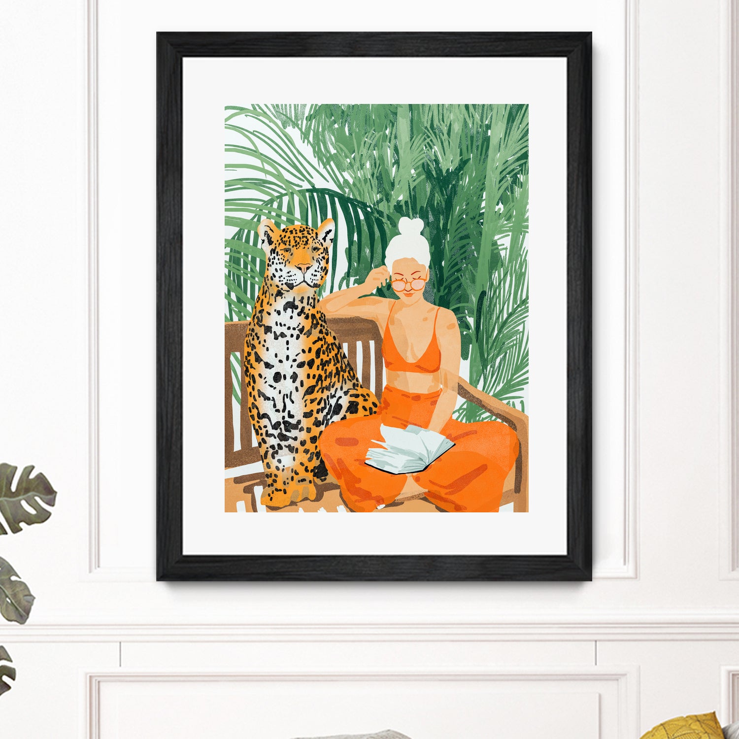 Jungle Vacay II by 83 Oranges on GIANT ART - orange digital tiger