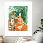 Jungle Vacay II by 83 Oranges on GIANT ART - orange digital tiger