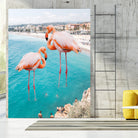 Flamingo on City Beach by Creativeaxle on GIANT ART