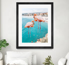 Flamingo on City Beach by Creativeaxle on GIANT ART