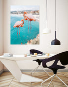 Flamingo on City Beach by Creativeaxle on GIANT ART