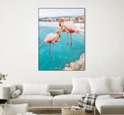 Flamingo on City Beach by Creativeaxle on GIANT ART