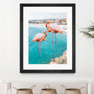 Flamingo on City Beach by Creativeaxle on GIANT ART