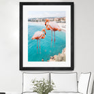 Flamingo on City Beach by Creativeaxle on GIANT ART