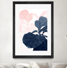 Blush Blue Fiddle Leaf Dream #1 #tropical #decor #art by Anita's & Bella's Art on GIANT ART