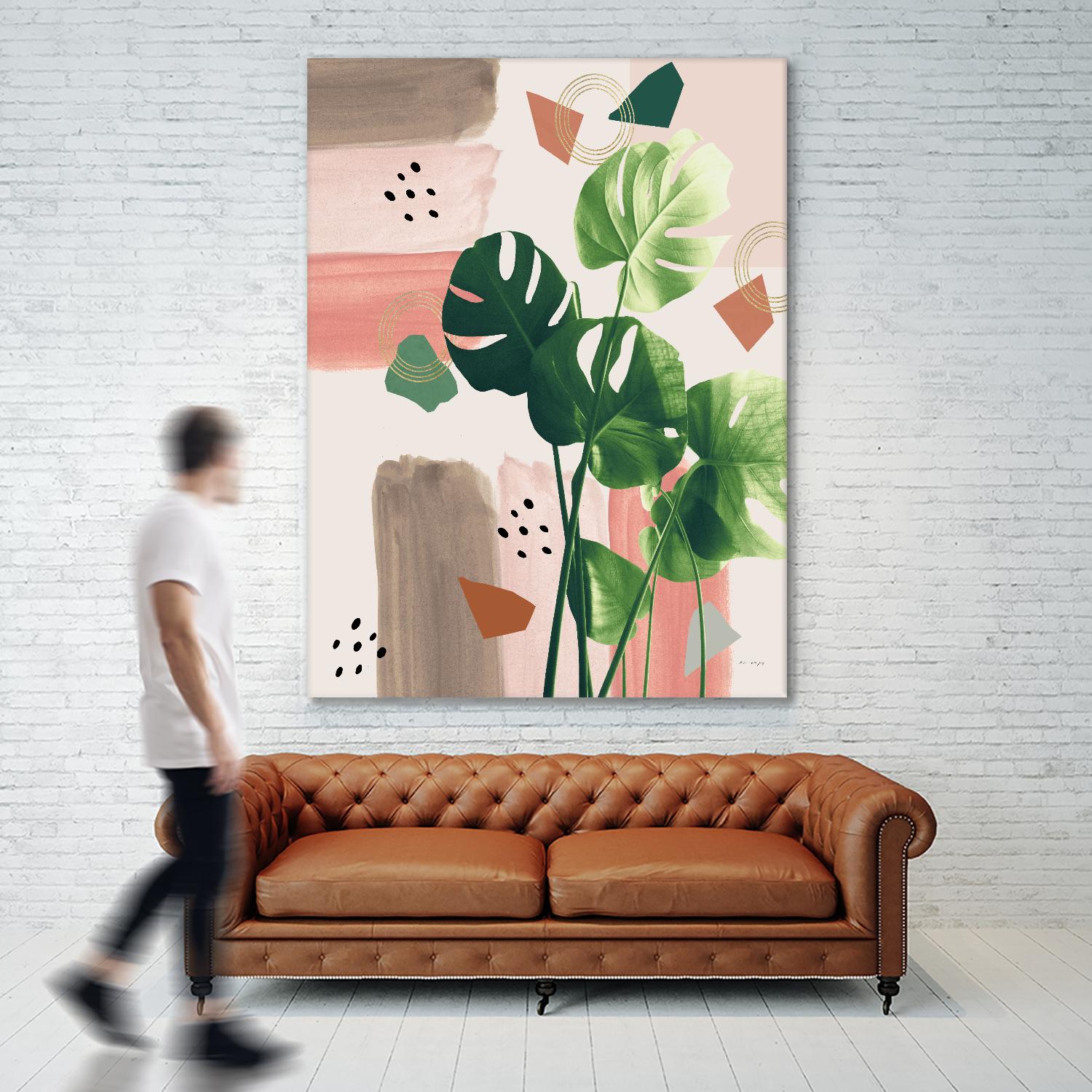 Monstera Summer Glam #1 #tropical #decor #art by Anita's & Bella's Art on GIANT ART